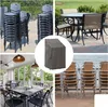 Housse d'extérieur pour chaises empilables - 95 cm Voir les images du produit 8