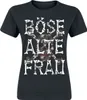 Sprüche T-Shirt Damen Böse alte Frau schwarz XL Produktbild-Vorschau 1