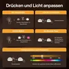 JolyWell Nachtlicht Kinder, RGB Silikon Stilllicht Produktbild-Vorschau 3