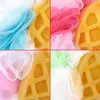 BRUBAKER 4er Set Badeschwamm Duschschwamm - Waffeleis Produktbild-Vorschau 2