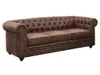 Couchgarnitur 3+2+1 - Microfaser - Vintage-Look - Produktbild-Vorschau 11