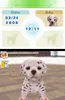 A Nintendo DS screen showing a digital pet (Dalmatian puppy) with UI elements. Produktbild-Vorschau