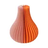 Papiervase 'Yuki' orange Produktbild-Vorschau 1