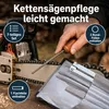 Kettensäge Schärfen Set 7-teilig mit Rolltasche, Rundfeilen Produktbild-Vorschau 2