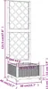 vidaXL Sadzarka z kratką Biała 40x40x121,5 cm PP Podgląd zdjęcia produktu 8