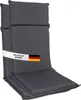 A dark gray chair cushion is shown against a white background. Produktbild-Vorschau