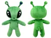 Alien Monster Plüschtier 33cm Grün Tentakel Horn Horror Produktbild-Vorschau 4