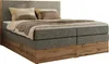 MKS MEBLE Boxspringbett WOOD CLASSIC KING, Doppelbett mit Produktbild-Vorschau 5