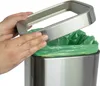 MAUL Abfallbehälter MAULprime 30 l Edelstahl 25.1 x 25.1 x Produktbild-Vorschau 3