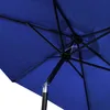 Aga Ombrellone da giardino inclinabile 250 cm Blu Anteprima dell’immagine prodotto 2