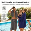 Komfortec Saunahandtuch 2er Set 80x200cm 100% Baumwolle Produktbild-Vorschau 7