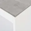 vidaXL Barový stůl s policí bílý 110x50x103 cm Náhled obrázku produktu 4