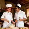 Keukenomslag met muts, 2-delig, wit. Ademend set Productafbeelding-voorbeeld 6