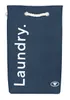 TOM TAILOR Faltbarer Wäschekorb navy groß Wäschesammler mit Produktbild-Vorschau 3