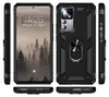 Multiple views of a black smartphone case with a ring holder. Produktbild-Vorschau
