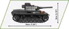 A model of a Panzer III Ausf. J tank with dimensions indicated. Náhľad obrázku produktu