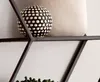WOHNLING Wandregal 60x52x20 cm Mango Massivholz / Metall Produktbild-Vorschau 5