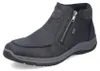 Zapatos de hombre Rieker, botas, forro cálido, color negro, Vista previa de la imagen del producto 32