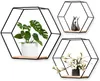 Set mit 3 sechseckigen Wandregalen, Hängeregale, Produktbild-Vorschau 1