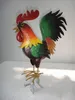 A colorful metal rooster garden decoration. Produktbild-Vorschau