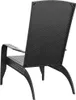 vidaXL Sedia da giardino Adirondack in polirattan nero Anteprima dell’immagine prodotto 11