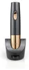 An electric corkscrew and its charging base are shown against a white background. Podgląd zdjęcia produktu