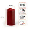 LED Kerze 4er Set rot mit Timer batteriebetrieben - 13 x 7 Produktbild-Vorschau 3