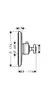 hansgrohe AXOR Montreux Thermostat 43 l/min Unterputz, Produktbild-Vorschau 2
