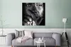 MuchoWow® Poster Weiblich - Silber - Schwarz - Blau 75x75 Produktbild-Vorschau 5