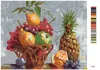 Zuty - Malen nach Zahlen - KORB VOLLER FRÜCHTE, 40x50 cm, Produktbild-Vorschau 3