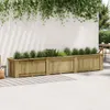 vidaXL Lit surélevé 291 x 50 x 50 cm Bois de pin imprégné Voir les images du produit 1