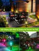 Solarleuchte Garten, 4 Stücke LED Solar Licht warmweiße Produktbild-Vorschau 10
