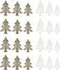 Oblique Unique 24 Holz Tannenbaum Christbaum Konfetti Produktbild-Vorschau 1