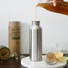 Edelstahl Trinkflasche mit Bambusdeckel, isoliert, 750 ml Produktbild-Vorschau 15