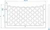 2x Gepäcknetz mit Kunststoffrahmen 302x169mm – Autozubehör Produktbild-Vorschau 7