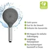 WENKO Dusch Kopf Chrom Ø12cm Water Saving Dusche Brause Produktbild-Vorschau 5