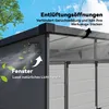 Outsunny Gerätehaus Kunststoff 3,24m³ 190x191x215cm Produktbild-Vorschau 6