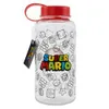 Super Mario - Roter Pilz - Trinkflasche Produktbild-Vorschau 1