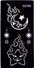 Henna Tattoo Schablone Airbrush Stencil Mond und Stern Produktbild-Vorschau 2