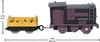 Nová mašinka Diesel s vagónom - TrackMaster HDY64 Náhľad obrázku produktu 4