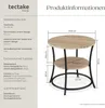 tectake® Beistelltisch Saint Louis 55x56cm Produktbild-Vorschau 5