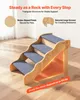 VEVOR Hundetreppe 740x430x500 mm, 4-stufige Hautiertreppe, Produktbild-Vorschau 3