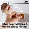 DEKAZIA® Zestaw 4 Haki Złote – Garderoba, wieszaki na Podgląd zdjęcia produktu 2