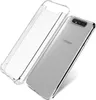 A transparent phone case is shown next to a silver Samsung phone. Anteprima dell’immagine prodotto