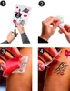 Halloween Tattoos "Harlekin" | 30 x 14 cm Produktbild-Vorschau 6