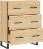vidaXL Príborník Sonoma Dub 69,5x34x90 cm odvodený výrobok Náhľad obrázku produktu 6
