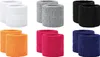 12 Stück Schweißband Handgelenk Sport Wristbands, 8 X 8 cm Produktbild-Vorschau 1