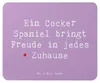 Mr. & Mrs. Panda Mauspad Spruch Cocker Spaniel Freude - Produktbild-Vorschau 1