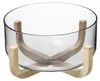 Insalatiera ARHA, 24 cm, vetro, con supporto in legno Anteprima dell’immagine prodotto 6