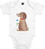 Mr. & Mrs. Panda Babybody Hund Blume 3. - 6. Monat - Produktbild-Vorschau 1